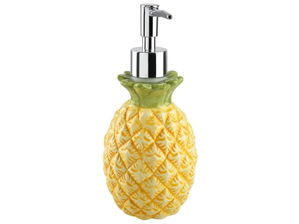 Gul Dolomit Badeværelsestilbehør Sæt Sæbedispenser Sæbeskål Tandbørsteholder Ananas Moderne Stil