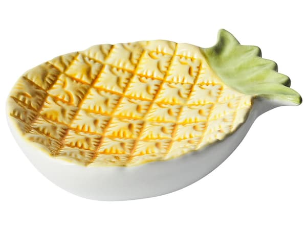 Gul Dolomit Badeværelsestilbehør Sæt Sæbedispenser Sæbeskål Tandbørsteholder Ananas Moderne Stil