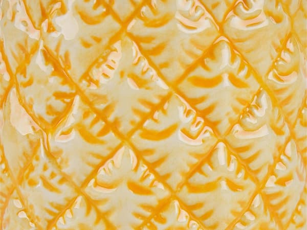 Gul Dolomit Badeværelsestilbehør Sæt Sæbedispenser Sæbeskål Tandbørsteholder Ananas Moderne Stil