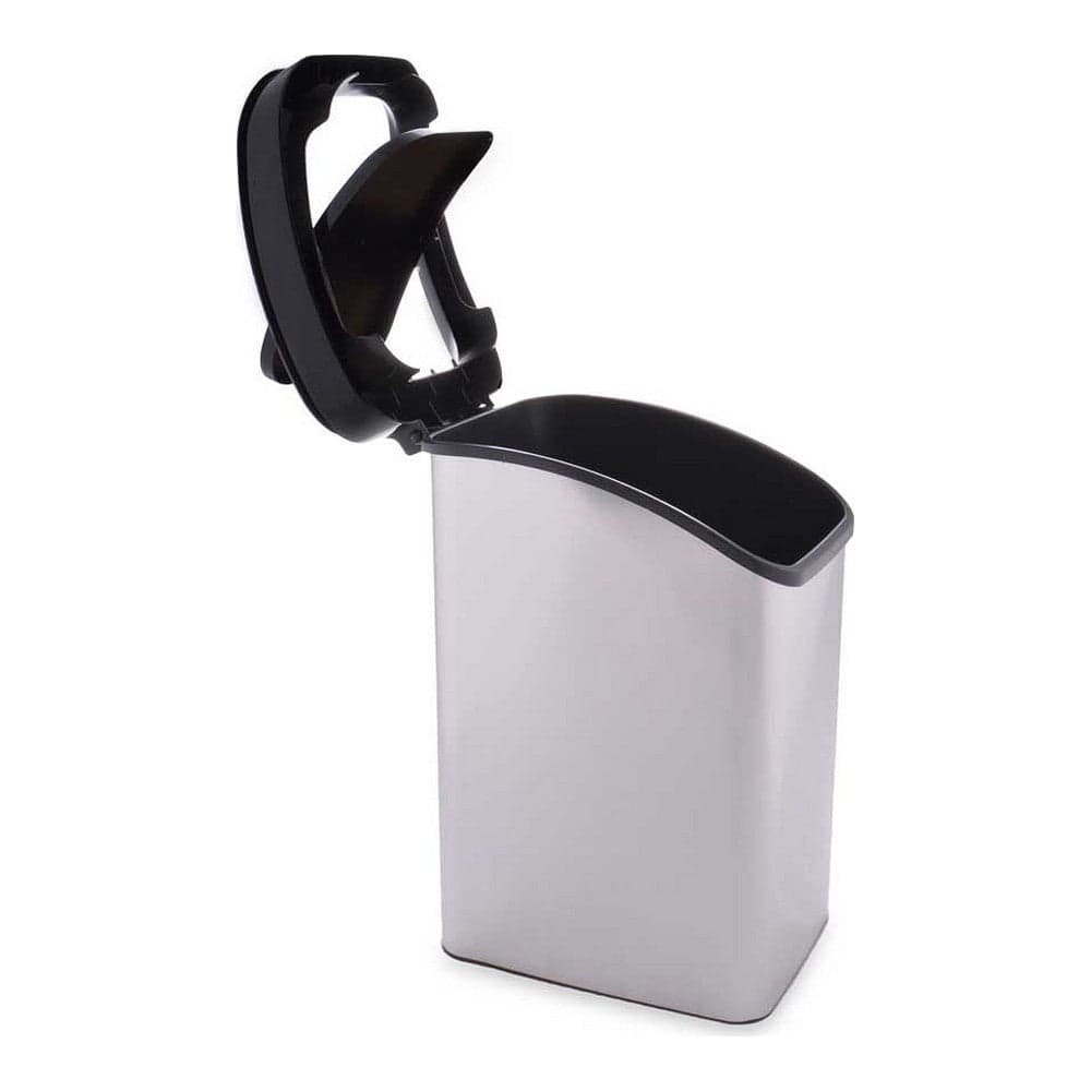 Papperskorg Tipplastbil Silvrig Plast 12L (22 x 35 x 28 cm)