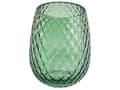 Miniatyrbilde 5 av 7: Baderomssett grønn glass 4 deler glamour såpedispenser såpeskål tannglass
