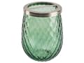 Miniatyrbilde 6 av 7: Baderomssett grønn glass 4 deler glamour såpedispenser såpeskål tannglass