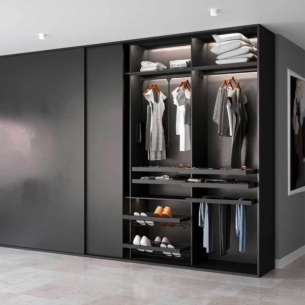 Emuca Fällbar Hängare Closet Hang 450-600 Mm Silver