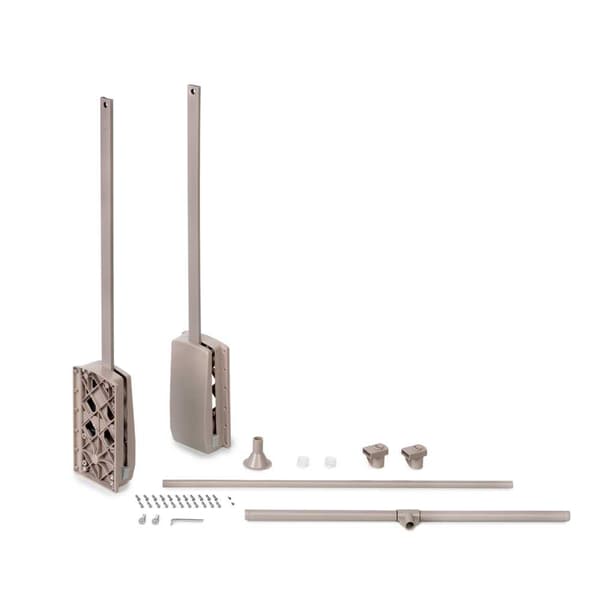 Emuca Fällbar Hängare Closet Hang 830-1150 Mm Silver