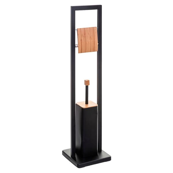 Five Roll Holder Och Toilet Brush Natureo Guld