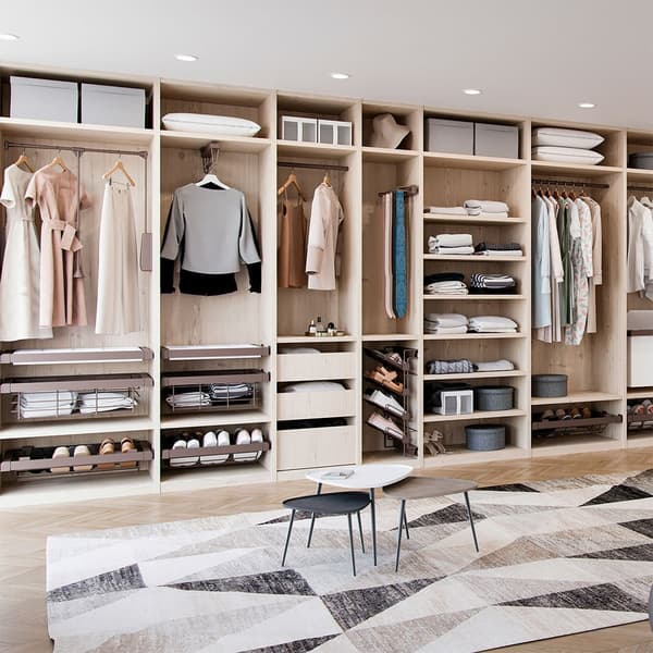 Emuca Sammenklappelig Bøjle Closet Hang 450-600 Mm Søvfarvet