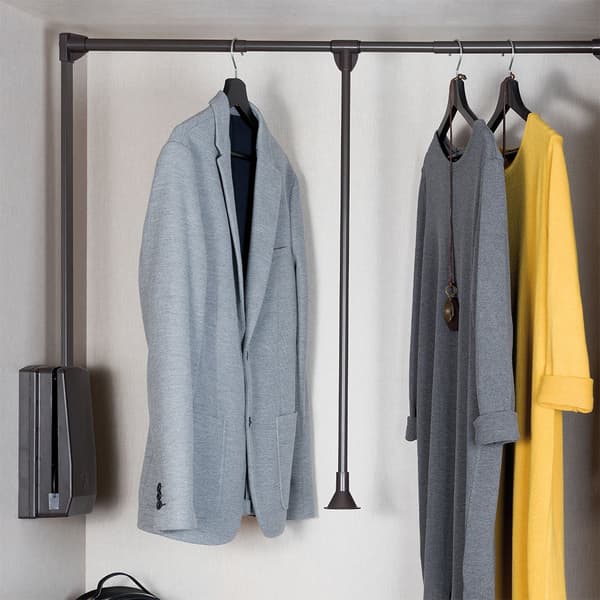 Emuca Sammenklappelig Bøjle Closet Hang 450-600 Mm Søvfarvet