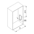 Miniatyrbild 5 av 5: Emuca Fällbar Hängare Closet Sling 450-600 Mm Silver
