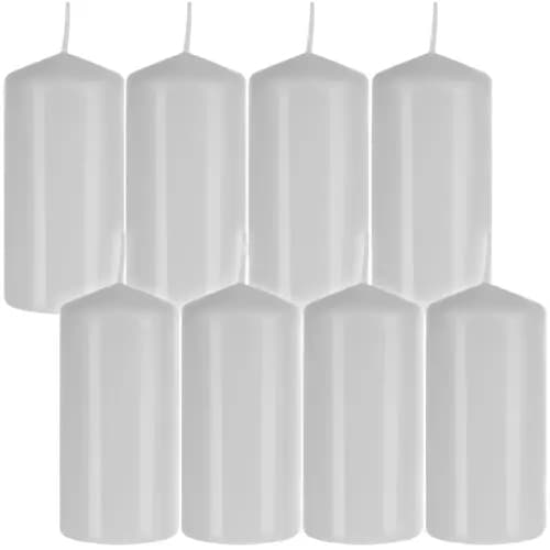 8-Pack - Blockljus / Ljus - 5x10cm