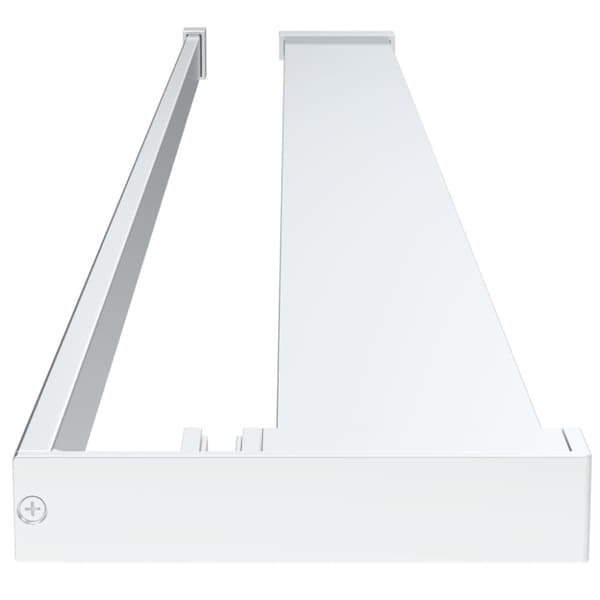 brusehylde til brusevæg 80 cm aluminium krom