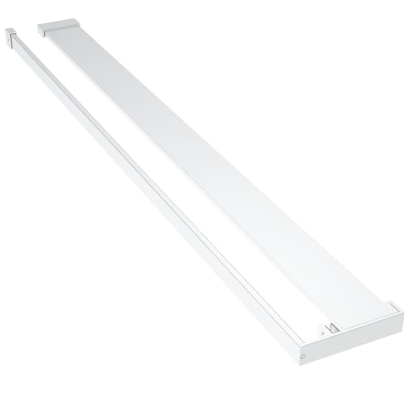 brusehylde til brusevæg 80 cm aluminium krom