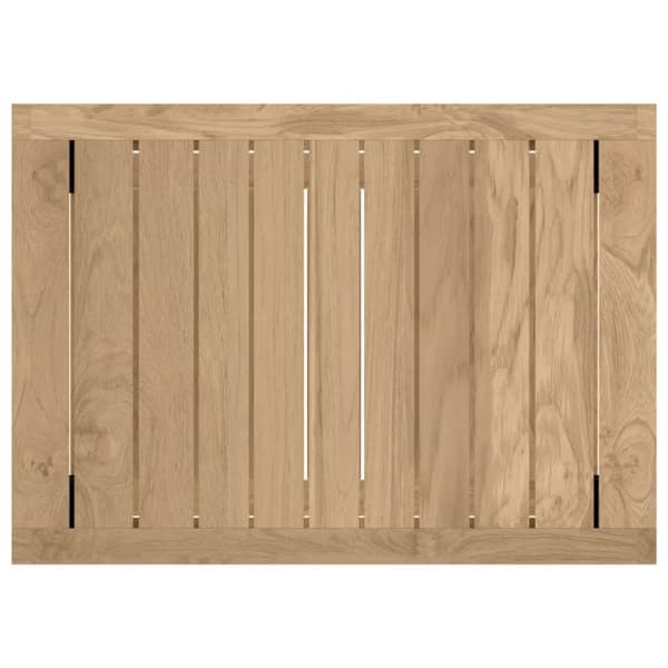 Sidobord för badrum 50x35x45 cm massiv teak