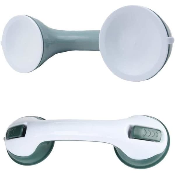YUENFONG 2-pack badkarshandtag, duschhandtag med halkfri sugkopp för dusch, badkar, toalett