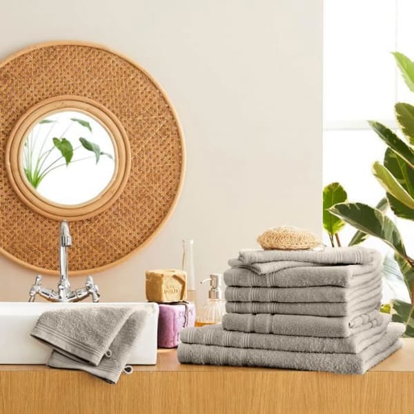 Komplett paket med 10 badrum "Spa" delar - 400 gr-m² - Färg: "Spa" Sand