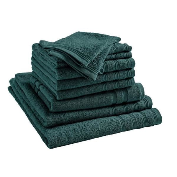 Komplett paket med 10 badrum "Spa" delar - 400 gr-m² - Färg: "Spa" Emerald
