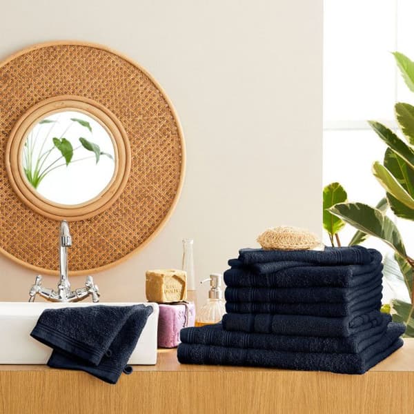 Komplett paket med 10 badrum "Spa" delar - 400 gr-m² - Färg: "Spa" Night Blue
