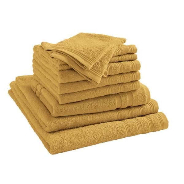 Komplett paket med 10 badrum "Spa" delar - 400 gr-m² - Färg: "Spa" Corn Yellow