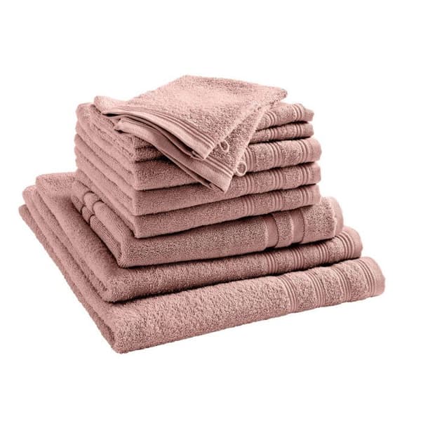 Komplett paket med 10 badrum "Spa" delar - 400 gr-m² - Färg: "Spa" Old Rose