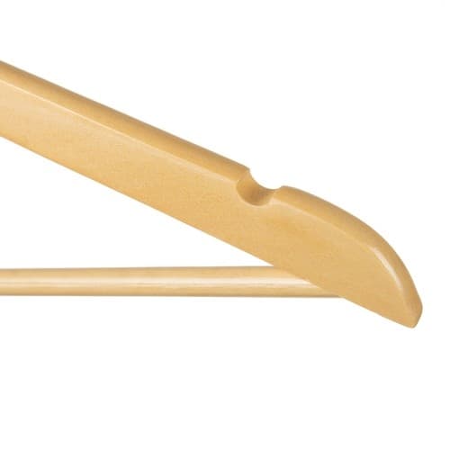 10-Pack - Trägalgar / Galgar i Trä - Klädhängare