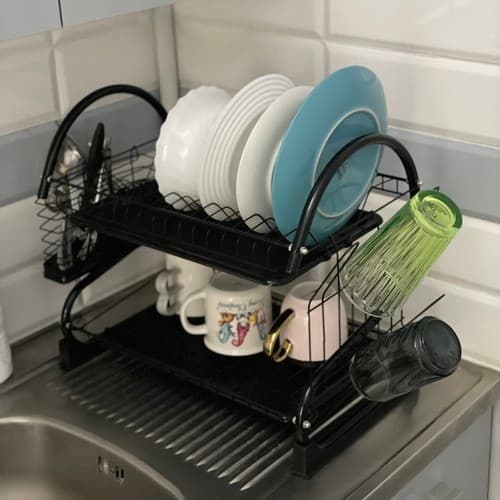 Diskställ med Två Nivåer - Diska