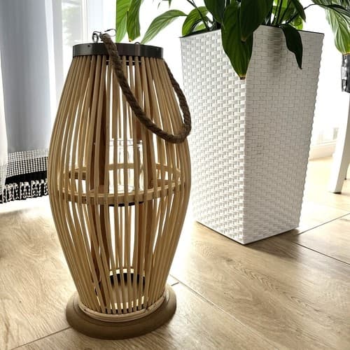 Ljuslykta Bambu - Lykta