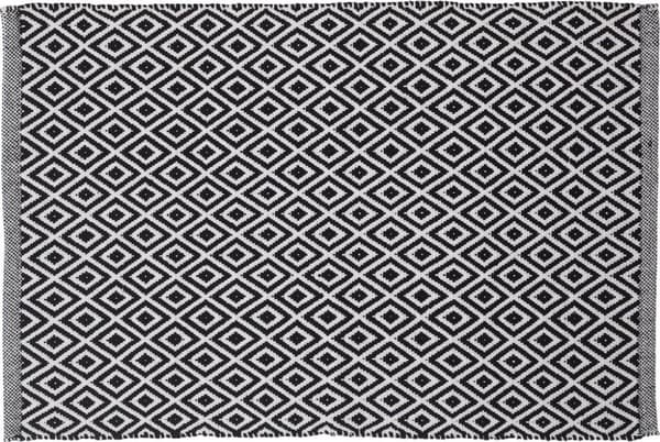 Sälskinn Trellis Badmatta 60x9cm Bomull Svart