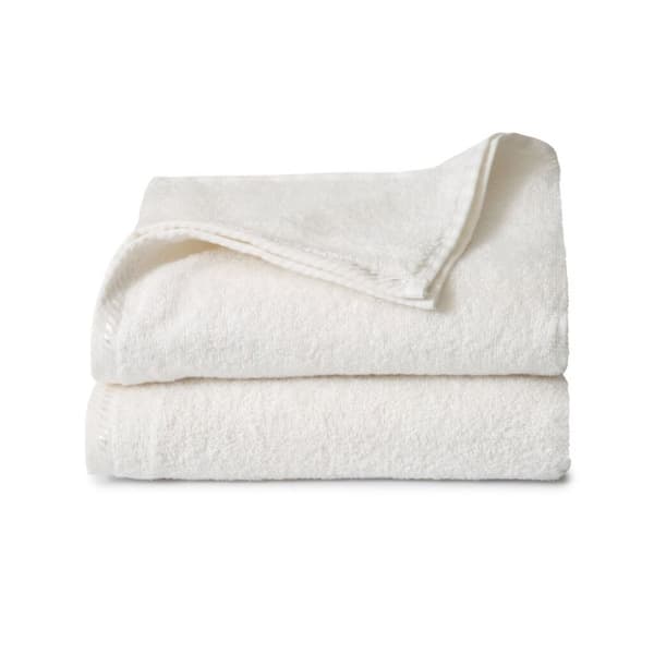 Ten Cate håndklæder 50x100 cm 2 stykker hvid/100% bomuld