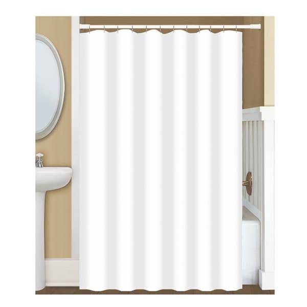 Dutch House Anti-mug badeforhæng + bruseringe hvid 180x200 cm