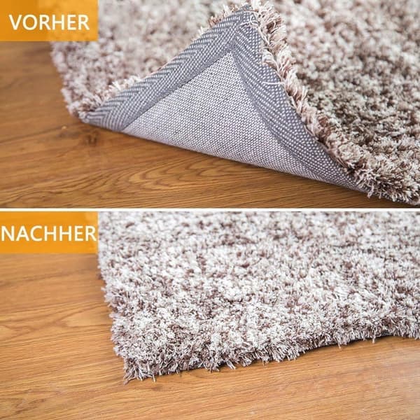 Antiskid matta underlägg (4-pack), lämplig för trä-, laminat-, kakel-, kork- och vinylgolv