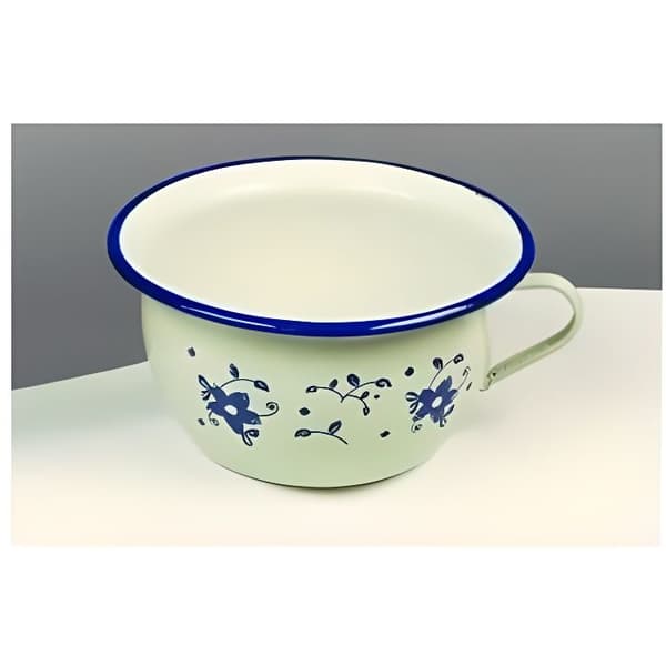 Ibili 919322 Glasemaljerad kammargryta i stål 22 cm Sena