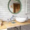 Miniatyrbild 3 av 6: Relaxdays badrumstillbehör, 5 delar, i polerat rostfritt stål och plast, modern och harmonisk design, silverfärgad