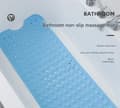 Pikkukuva 5 / 5: 100 * 40 cm kylpyhuoneen liukumaton kylpyammematto kodin PVC-imukuppi liukumattomat lattiamatot