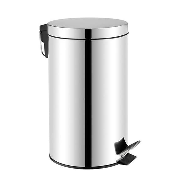 Set badrumstillbehör Ofituria - OFI-88-I - Cubo de Basura för Bano con Pedal Acero rostfritt 20 liter Brillo
