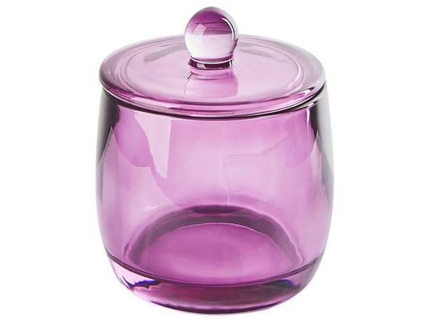 Badrumstillbehörset 4 delar ROANA Glas Lila Lumarko!