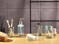 Miniatyrbild 2 av 8: Badrumstillbehörset 5 delar AMARGA Glas Grön Lumarko!