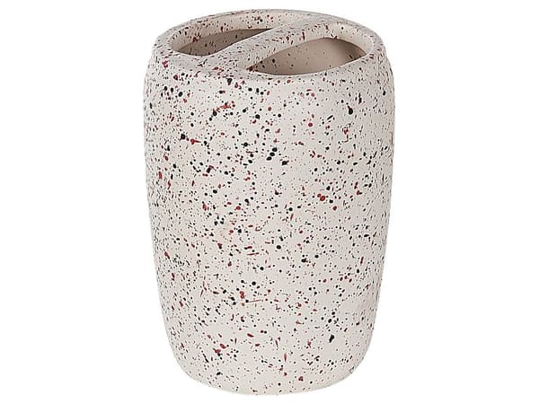 Badrumstillbehörsset 6 delar PALMILLA Keramik Off-white Lumarko!