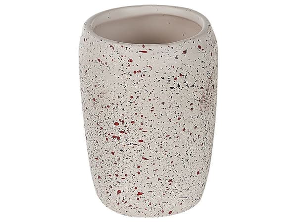 Badrumstillbehörsset 6 delar PALMILLA Keramik Off-white Lumarko!