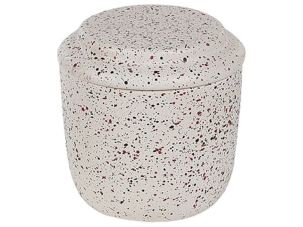 Badrumstillbehörsset 6 delar PALMILLA Keramik Off-white Lumarko!