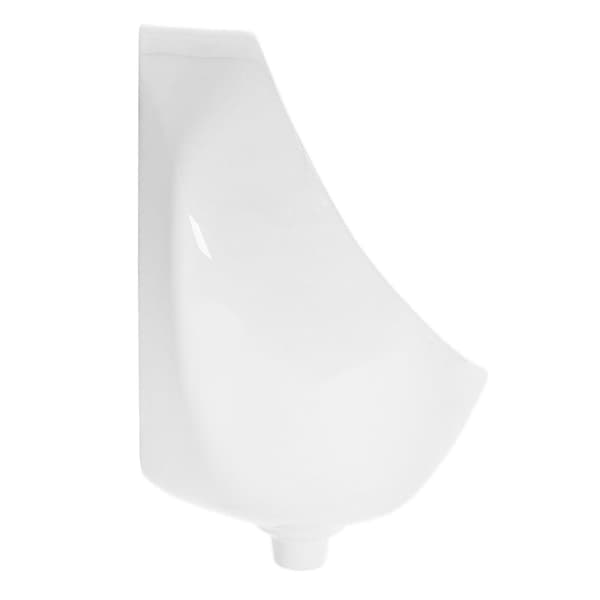 ECD Germany Urinalfoder från toppvit, högkvalitativ keramik prickinklind, modern design pissoir, 35x42x30cm, rund, skölj kanten stängd, flöde bakåt