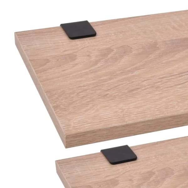vidaXL 11 deler Baderomsmøblersett med servant og kran Beige