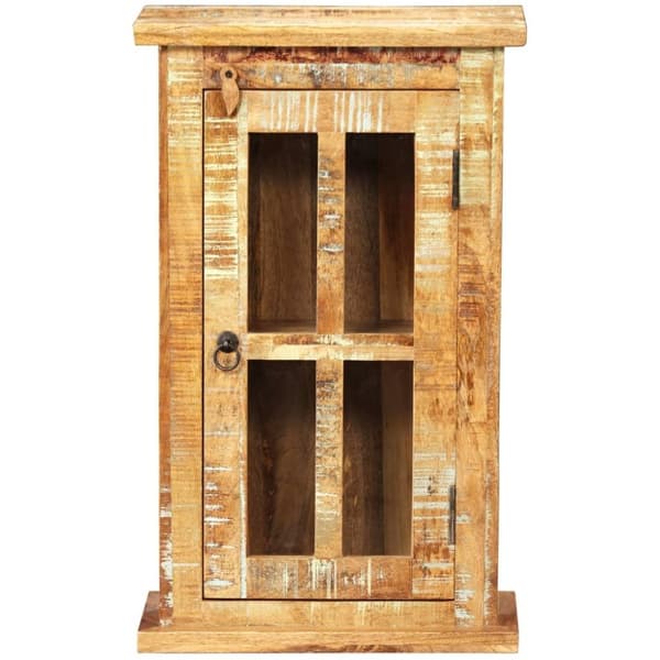 vidaXL vægskab 44x21x72 cm massivt genbrugstræ