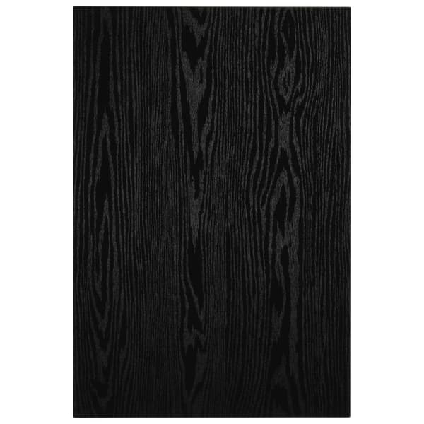 vidaXL Baderomsmøbler svart 60x40x16,3 cm