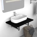 Miniatyrbilde 9 av 9: vidaXL Baderomsmøbler svart 60x40x16,3 cm