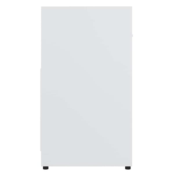 vidaXL Baderomsskap hvit 60x33x61 cm konstruert tre