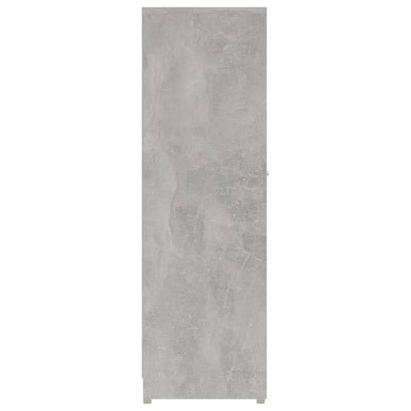 vidaXL Badrumsskåp betonggrå 30x30x95 cm konstruerat trä
