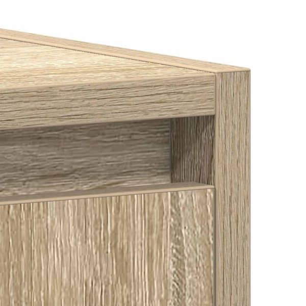 vidaXL badeværelsesskab 60x33x61 cm konstrueret træ sonoma-eg
