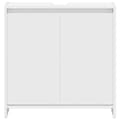Miniatyrbilde 6 av 11: vidaXL Baderomsskap hvit 60x33x61 cm konstruert tre