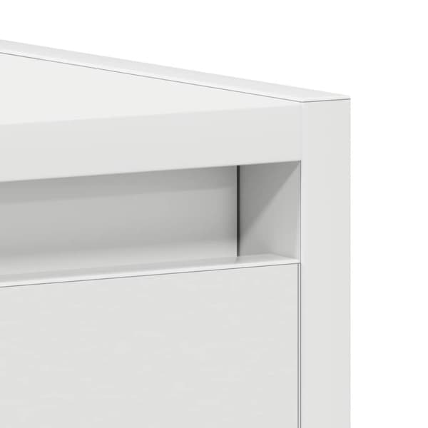 vidaXL Baderomsskap hvit 60x33x61 cm konstruert tre