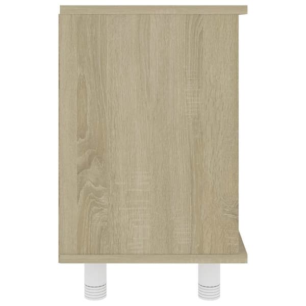 vidaXL badeværelsesskab 60x32x53,5 cm konstrueret træ sonoma-eg