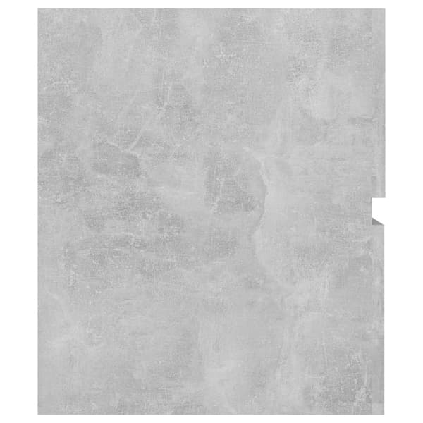 vidaXL Tvättställsskåp betonggrå 60x38,5x45 cm konstruerat trä